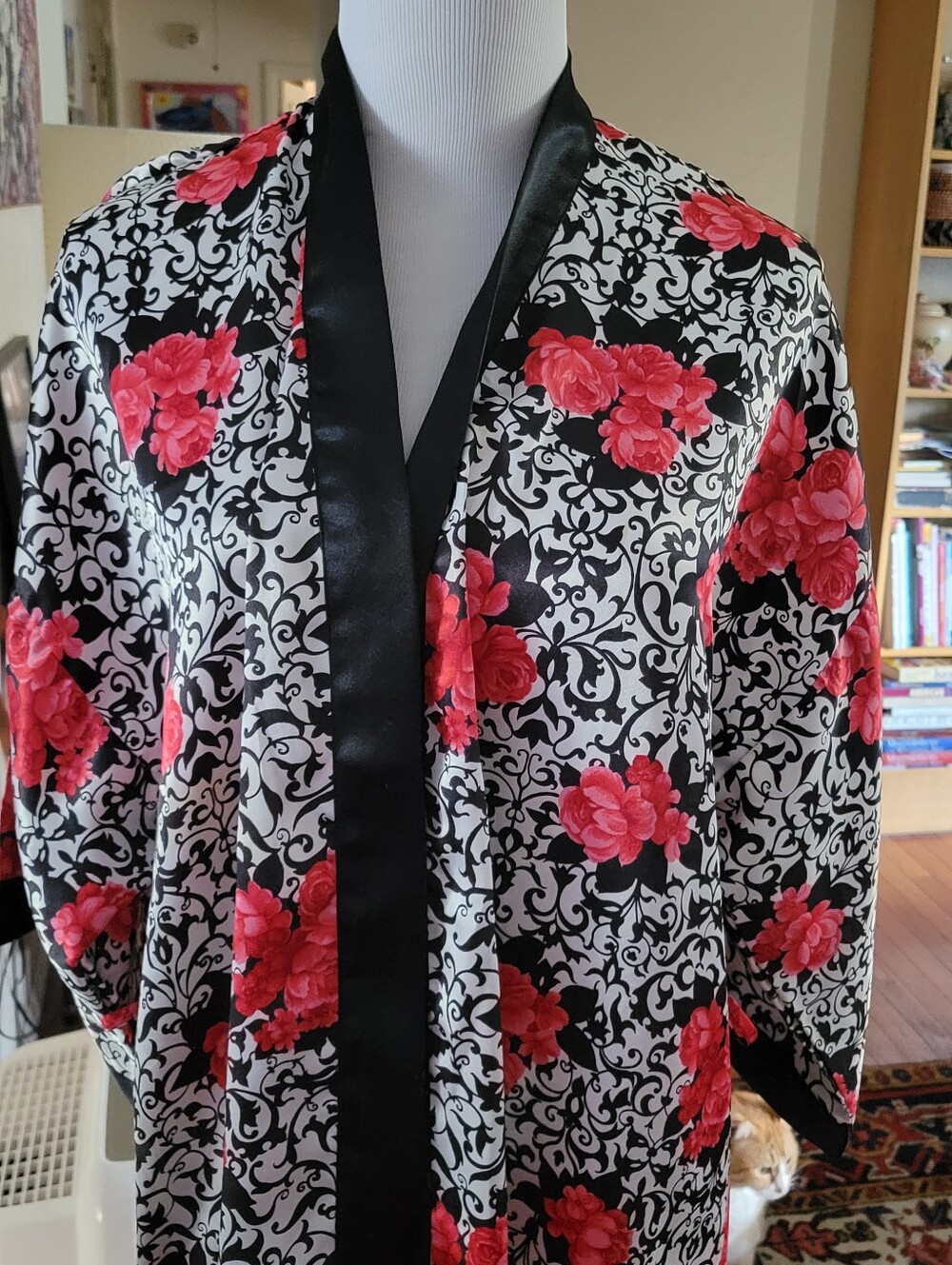 Vintage Made In Hong Kong Patterned Robe